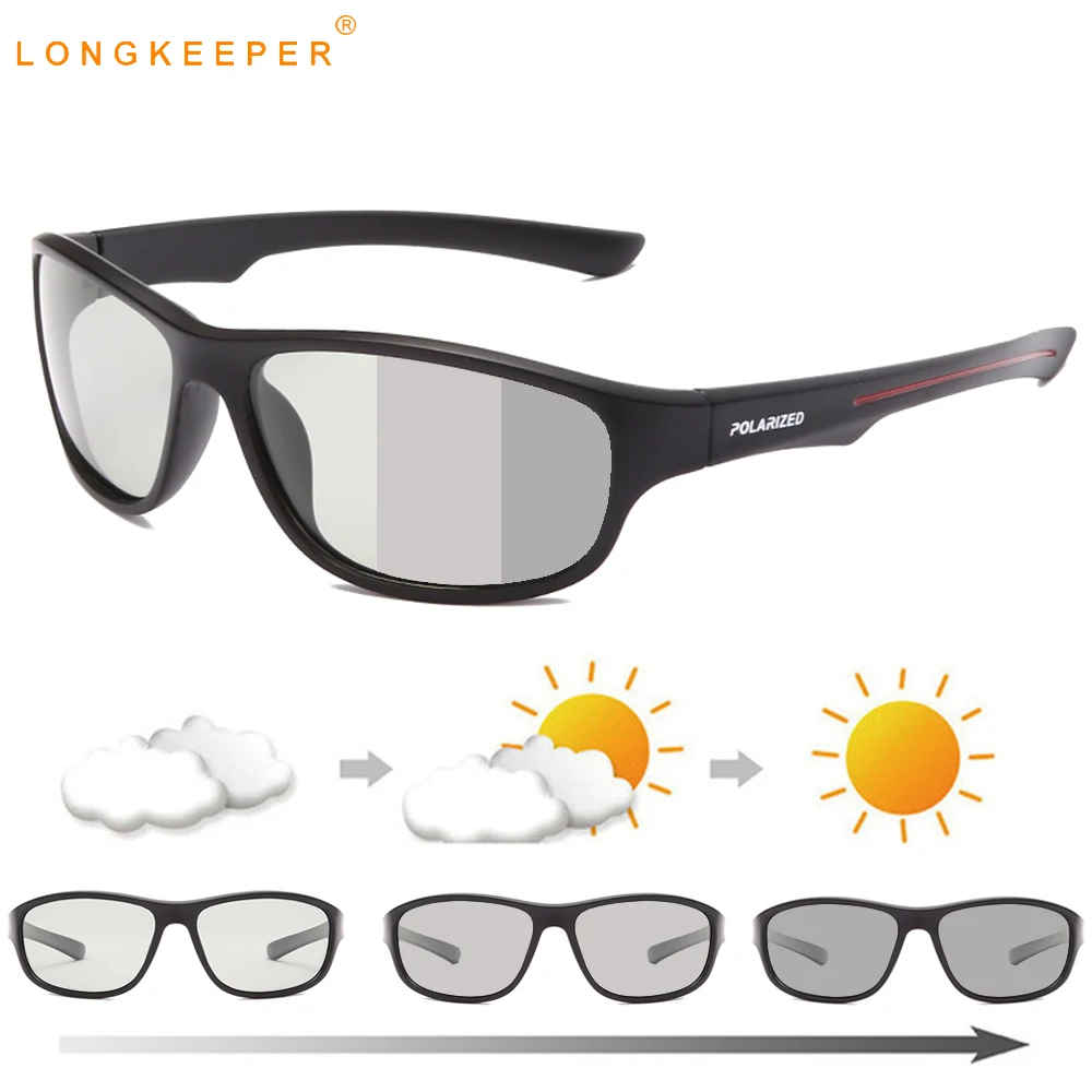 

Classic Polarized Photochromic Sunglasses Men Change Color Driving Sun Glasses Male Driver Safty Goggles Oculos Gafas De Sol