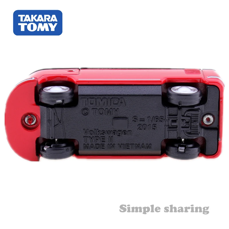 Takara Tomy Tomica Premium 07 Volkswagen Type II модель комплект 1/65 Миниатюрный литой автобус детские