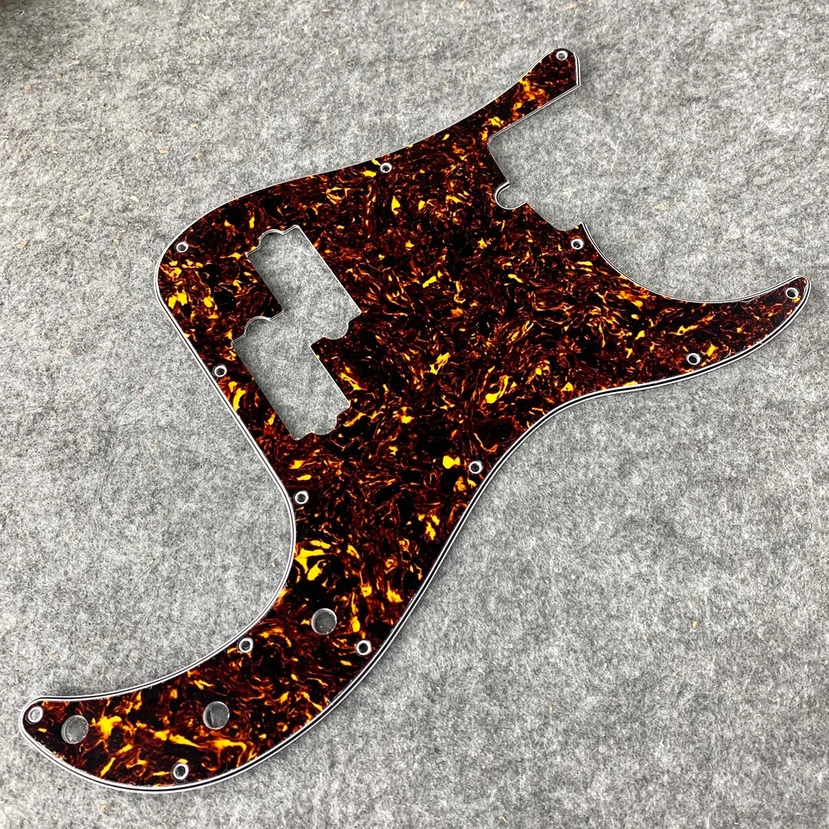 FLEOR коричневая накладка &quotпод черепаху&quot Бас царапины пластина 4Ply с шприцами