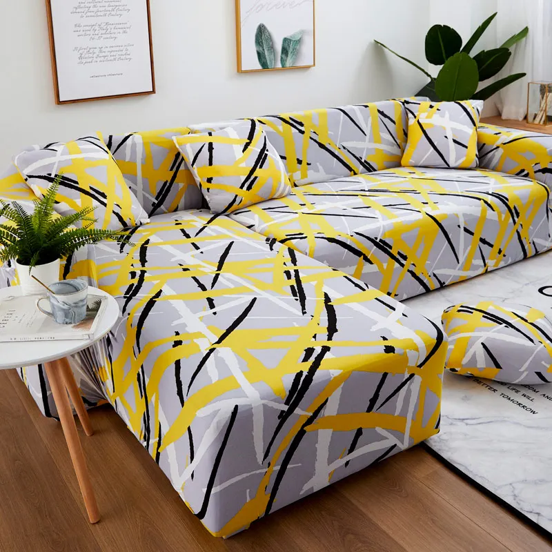 

Flower Printing Stretch Elastic Sofa Covers for Living Room Needs Order Sofa Set (2piece) If is Chaise Longue Corner Couch Cover
