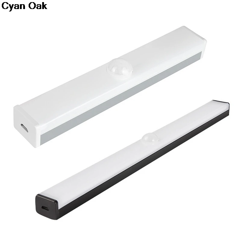

Night Lights Bedroom Wardrobe LED Light Under Cabinet Lights USB Charging Led Motion Sensor Closet Light for Kitchens Bathroom