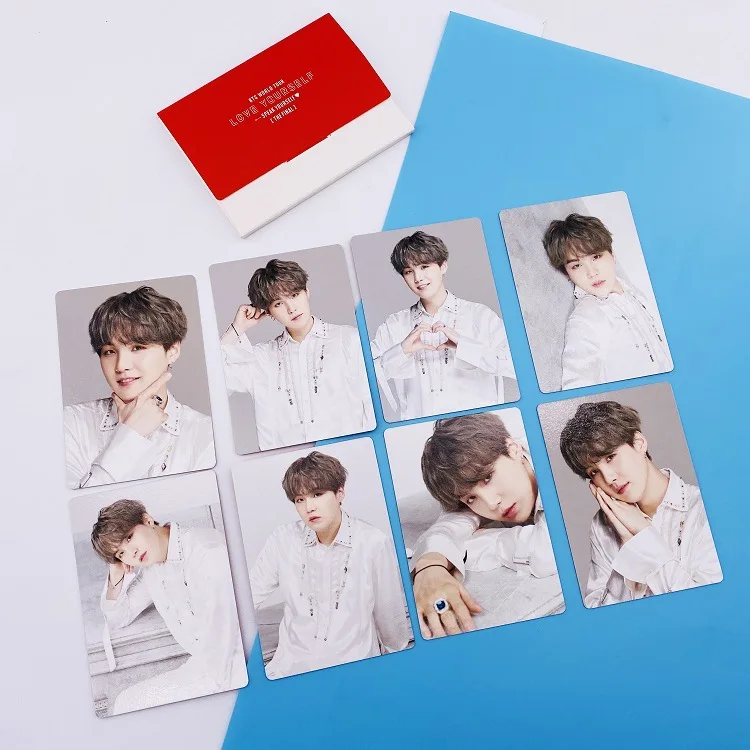 love yourself the final small gift Photo cards v jungkook jimin rm suga jh jin