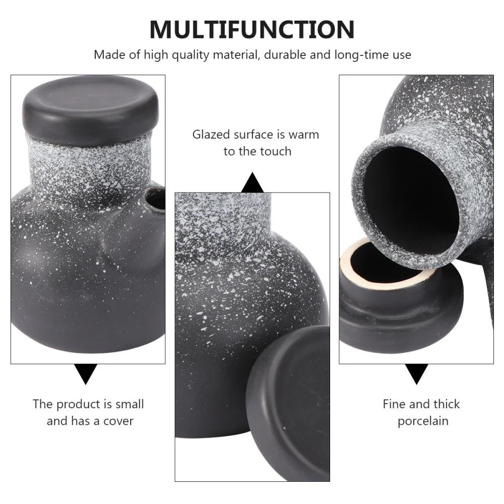 

1Pc Ceramic Home Seasoning Kettle Soy Sauce Storage Bottle Kitchen Supply