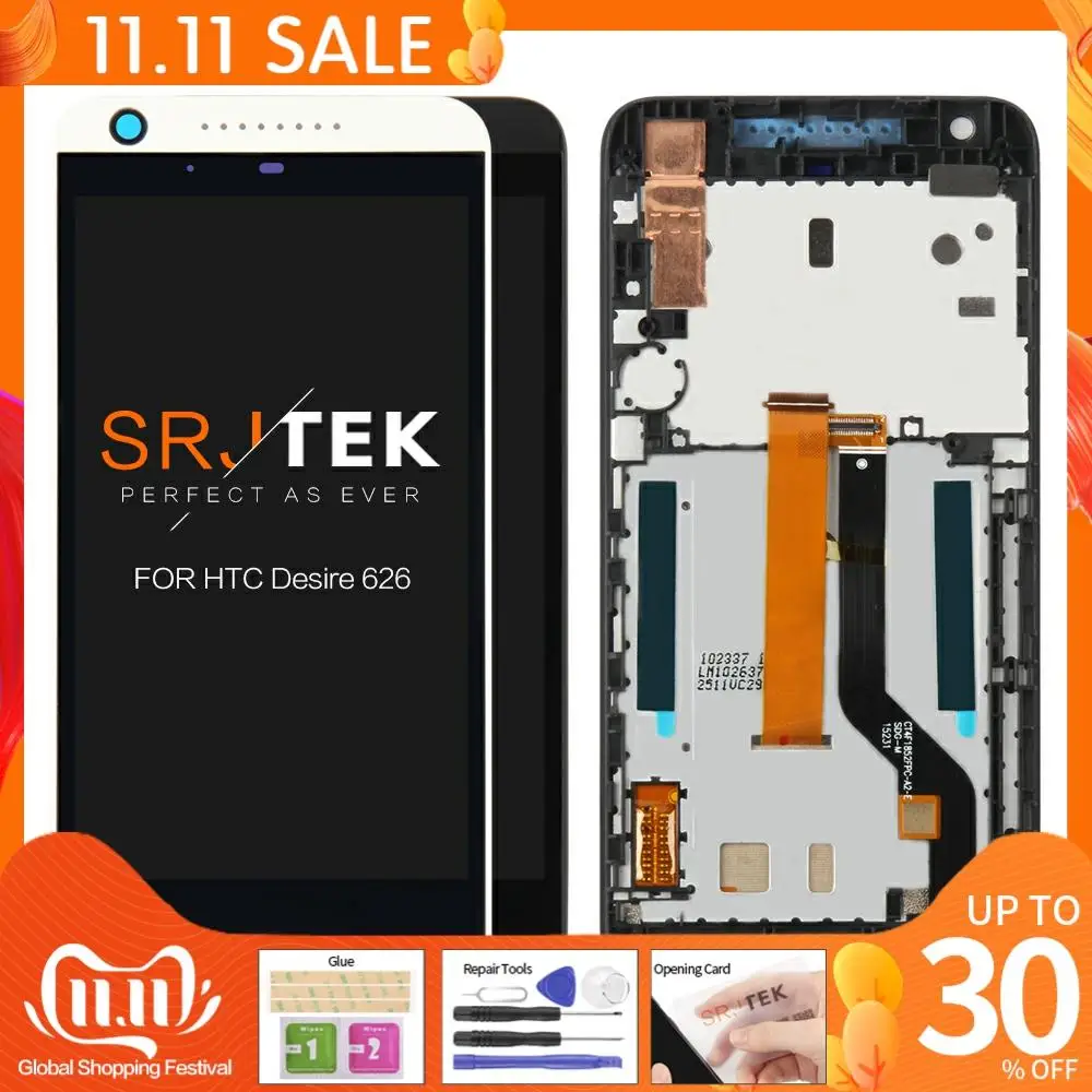Дисплей для HTC 626 ЖК дисплей Desire с сенсорным экраном дигитайзер сборка запасные