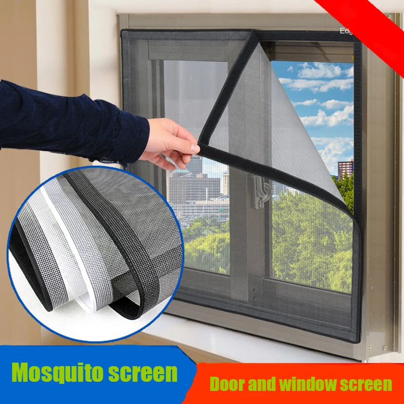 

Anti mosquito nets window Screen Summer Insect Window Nets，Indoor Netting Anti Mosquito Bug Room Curtain Mesh Customizable