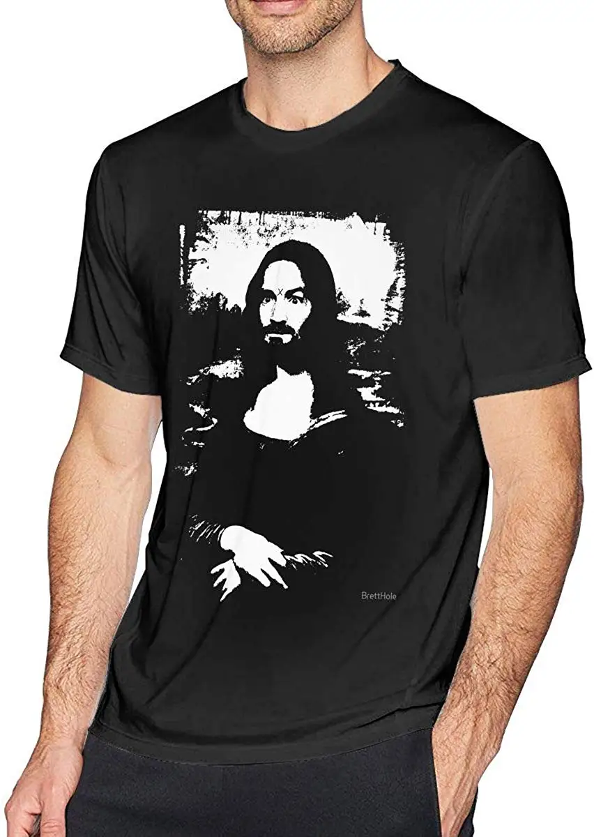 FGHFG мужские Charles Manson тройники черные| |