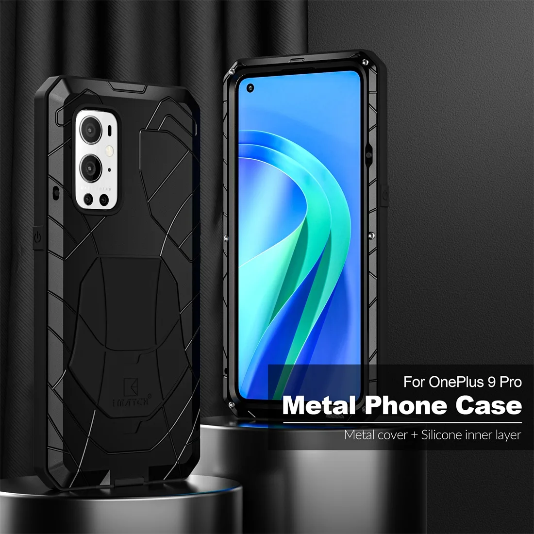 Чехол-накладка для Oneplus 9 Pro из закаленного стекла