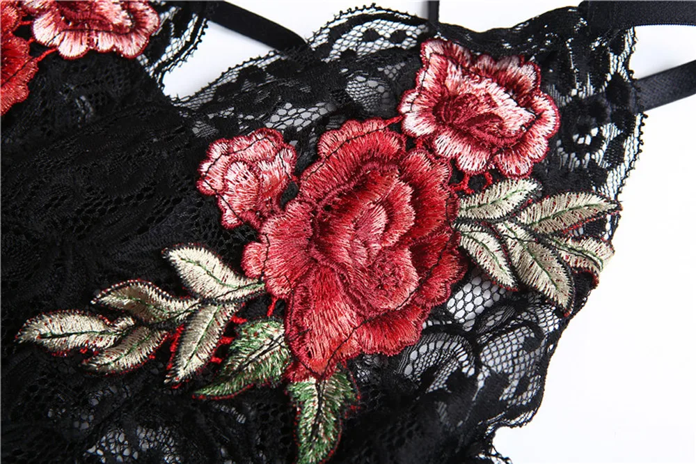 

Erotic Lingerie Women Hollow Out Lace Halter Sleepwear Perspective Porno Underwear Temptation Lenceria Sexy Costume Babydoll