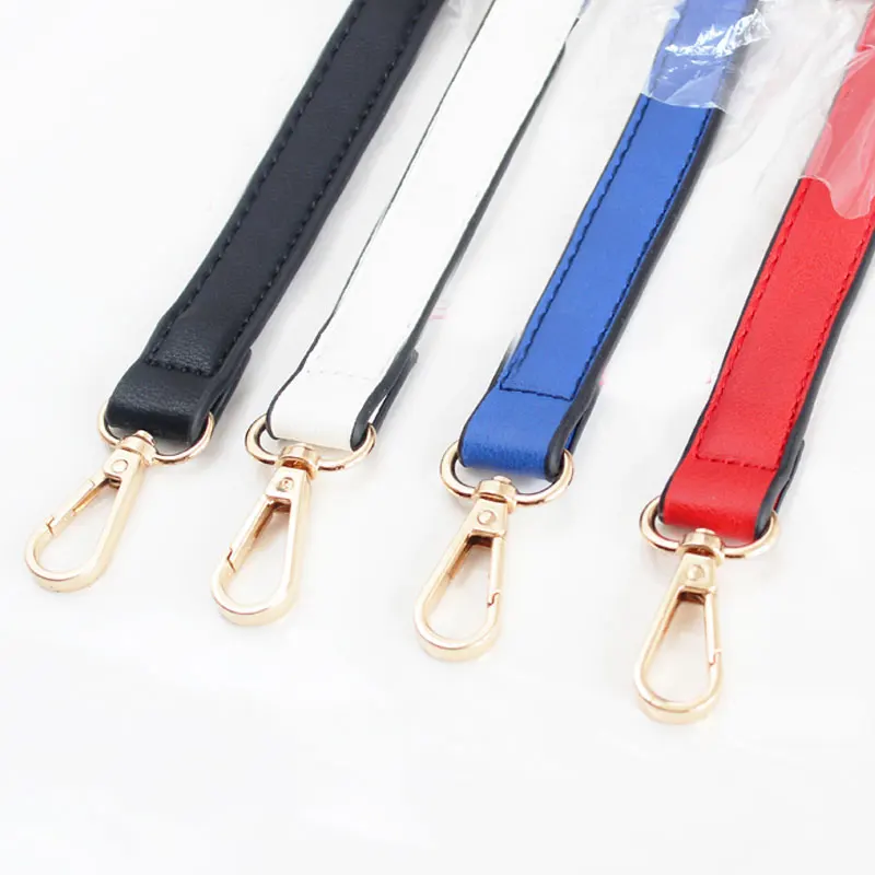 

High Quality Leather Bag Strap Adjustable Chic Long Belt Detachable Handle Replacement Metal Buckle Crossbody Bag Accessories