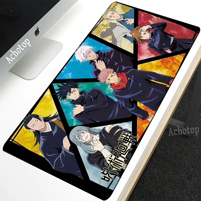 

Big Large Gaming Mousepad XXL Gamer Mat Mouse Pad For Jujutsu Kaisen PC Computer Backlight Keyboard Desk Mat Gaming pc padmouse