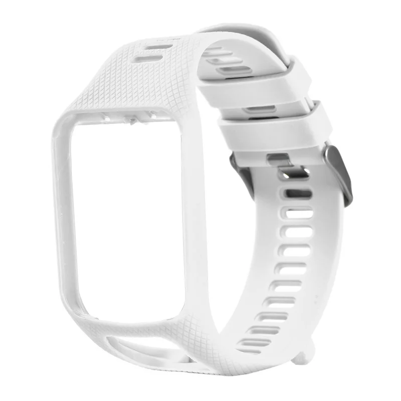 Белый Для Tomtom ремешок сменный ремешок для Tomtom Runner 3/Adventurer/Golfer 2/Runner 2 Cardio/Spark 3 музыкальные умные аксессуары - Цвет: Белый