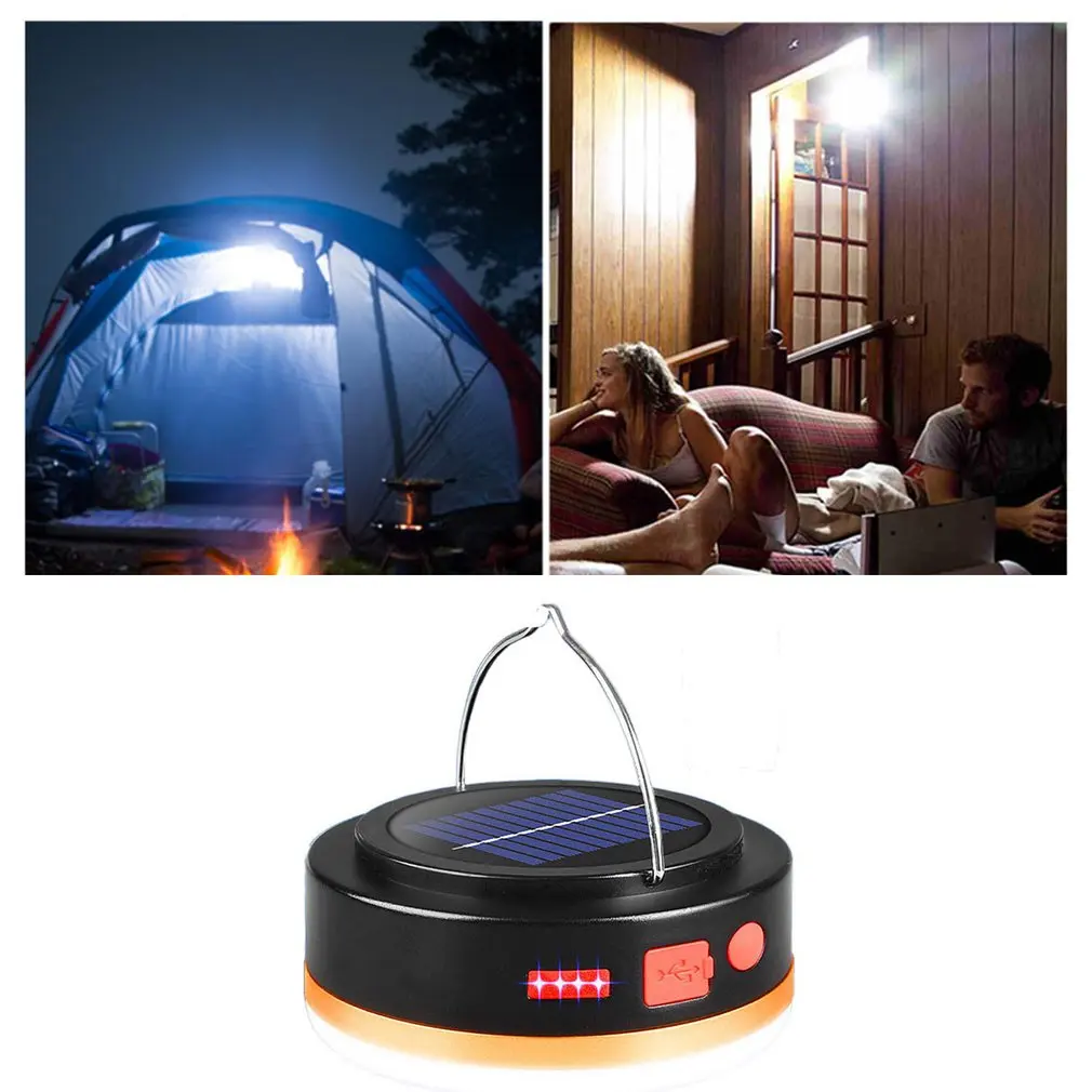 

Solar Bulb Light Usb Charging Led Camping Light Household Emergency Light Outdoor Waterproof Electronic Display