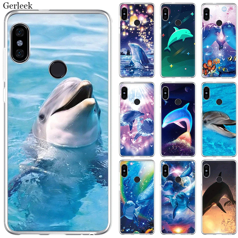 Мобильный телефон чехол для Redmi 3S 3 4 6 4A 4X 5A 7 7A K20 GO Pro Plus Твердый Dolphin Cool