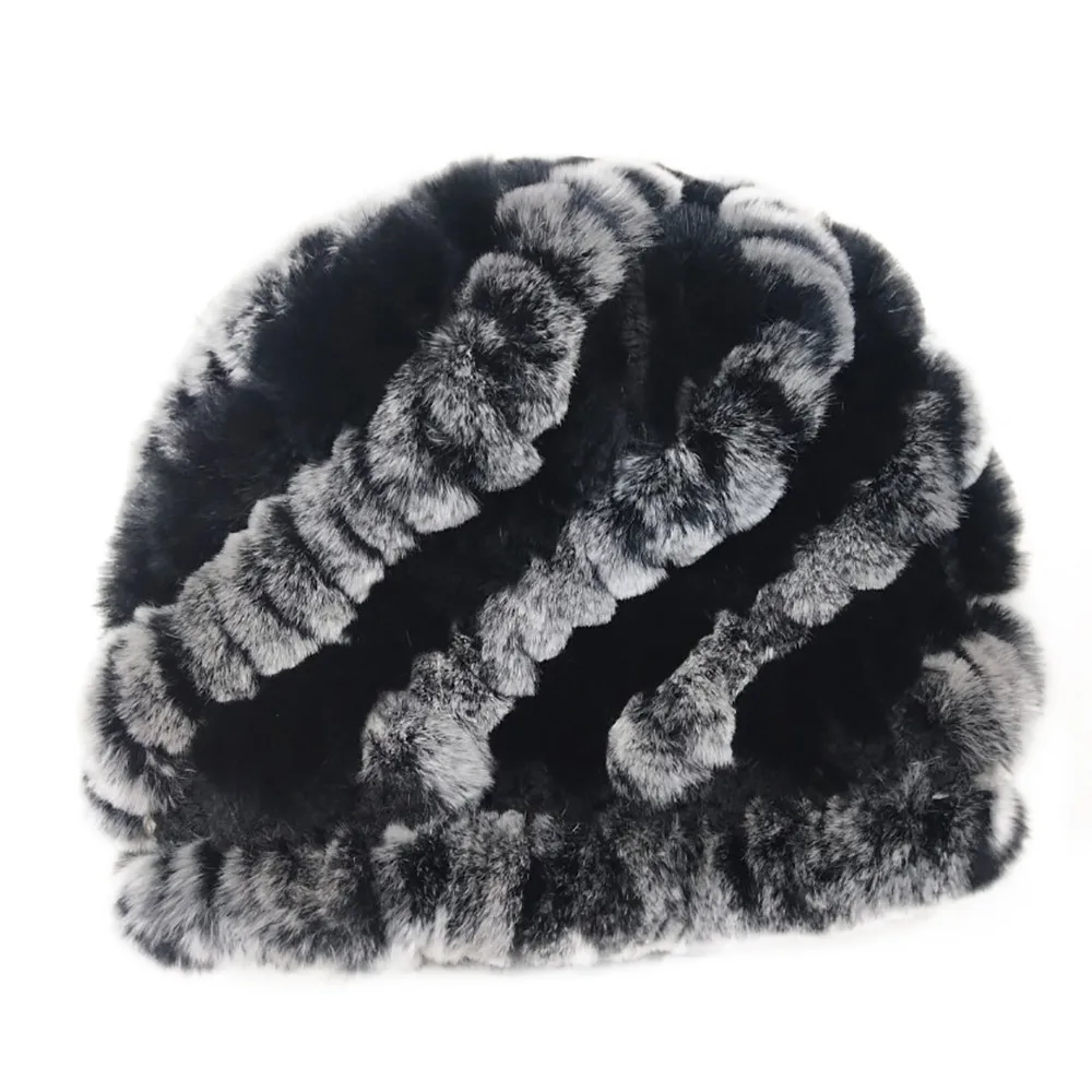 Зимняя теплая женская шапка 2019 модные повседневные Мягкие вязаные шапки ручной