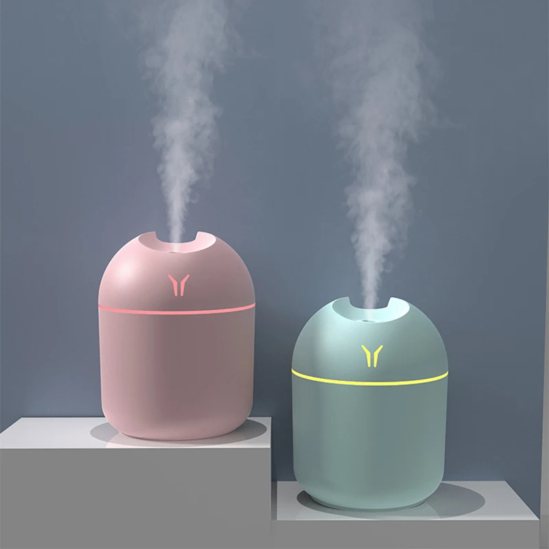 

250ML Ultrasonic Mini Air Humidifier Aroma Essential Oil Diffuser Mist Maker Sprayer For Home Car Purifier with LED Night Light