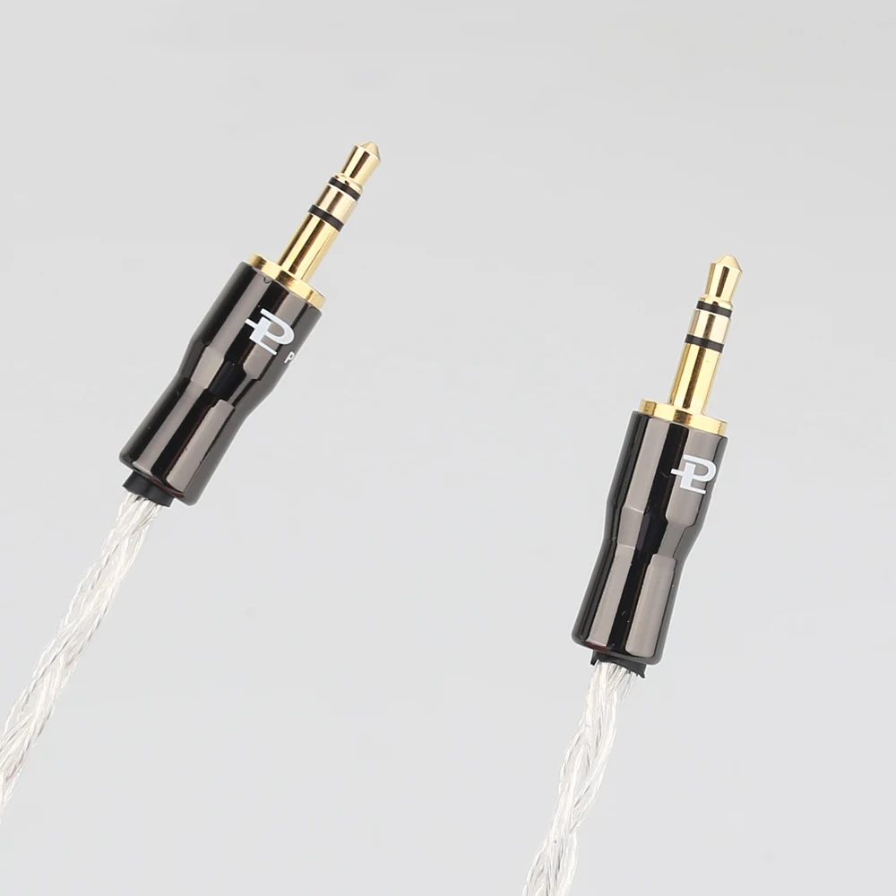 Аудиокабели HIFI AUX штекер 3 5 мм разъем для наушников Чистая Посеребренная