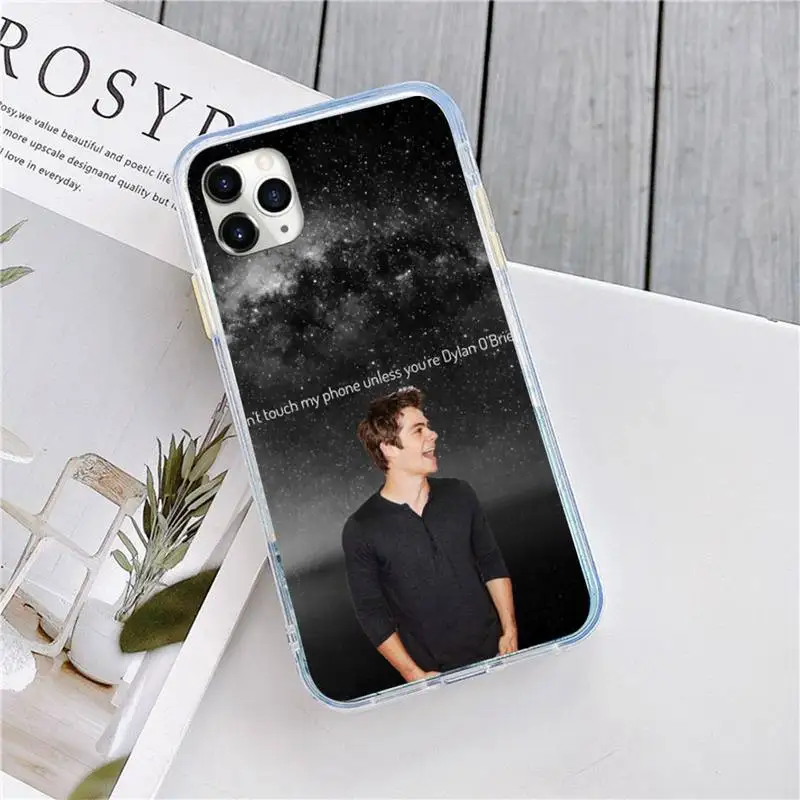 

Dylan O'Brien Teen Wolf Phone Case for iPhone 11 12 pro XS MAX 8 7 6 6S Plus X 5S SE 2020 XR Anti-fall protective funda