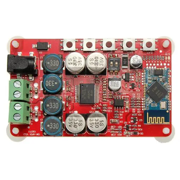 TDA7492P 50 Вт беспроводной Bluetooth 4 0 аудио приемник Цифровой усилитель доска |