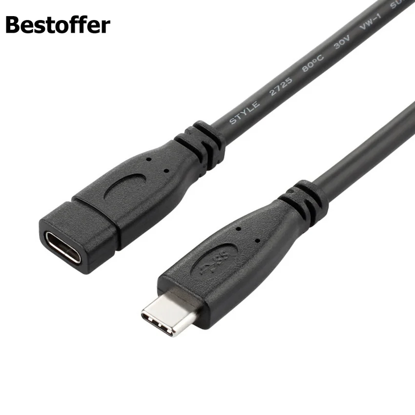 

50 см Gen 2 USB3.1 USB-C Type C кабель-удлинитель для Nintendo Switch Thunderbolt 3 MacBook Pro Google Pixel