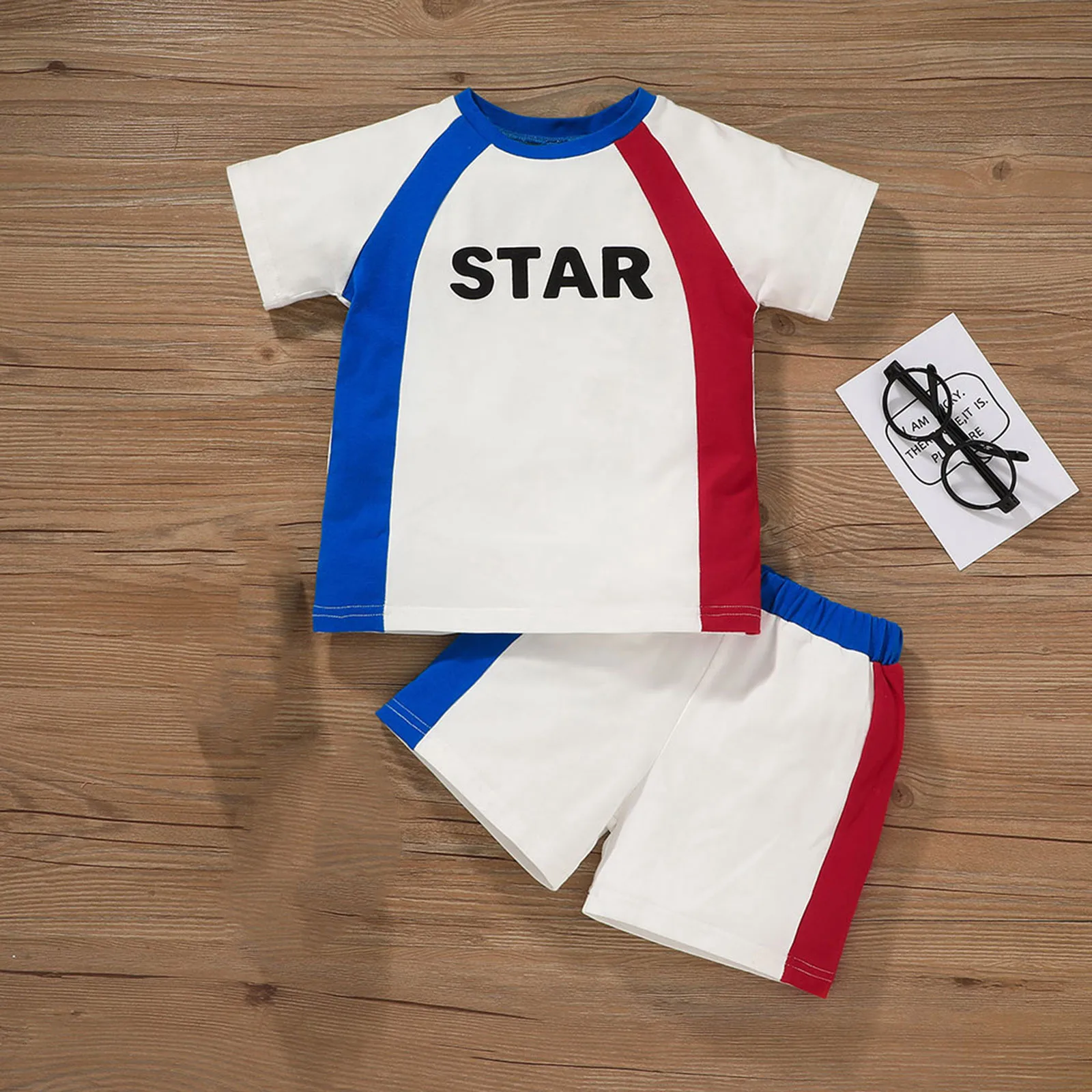 

Summer Boys Clothing Set Casual Letter Print Colorful Striped T-shirt + Pants 2pcs Sports Suit Tracksuit Fashion Kids Clothes