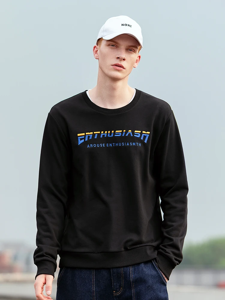 Pioneer Camp мужская белая толстовка с круглым вырезом и графическим принтом