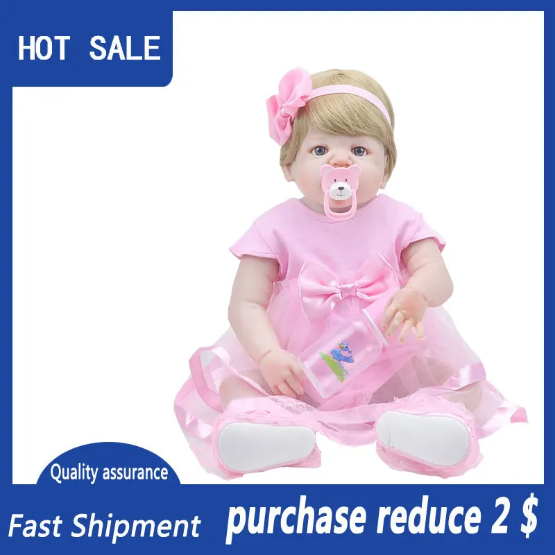 Кукла реборн силиконовая 55 см ручная работа Реалистичная | Игрушки и хобби