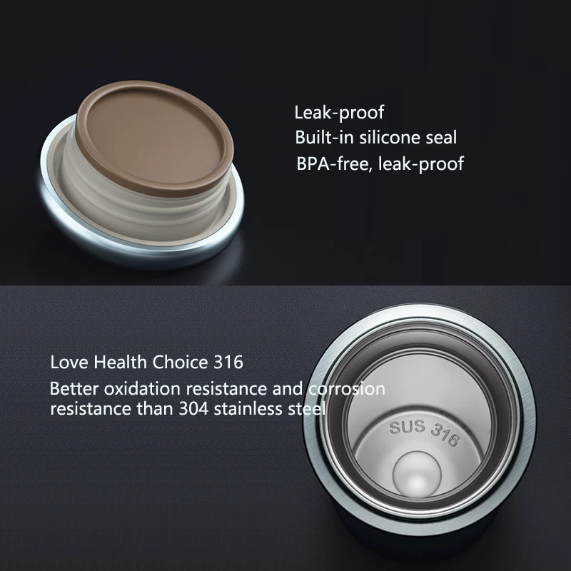 

Coffee Mug Custom Logo Water Bottle 316 Stainless Steel Insulation Pot Personality 3D Water Bottle Gift Water Bottle Sports