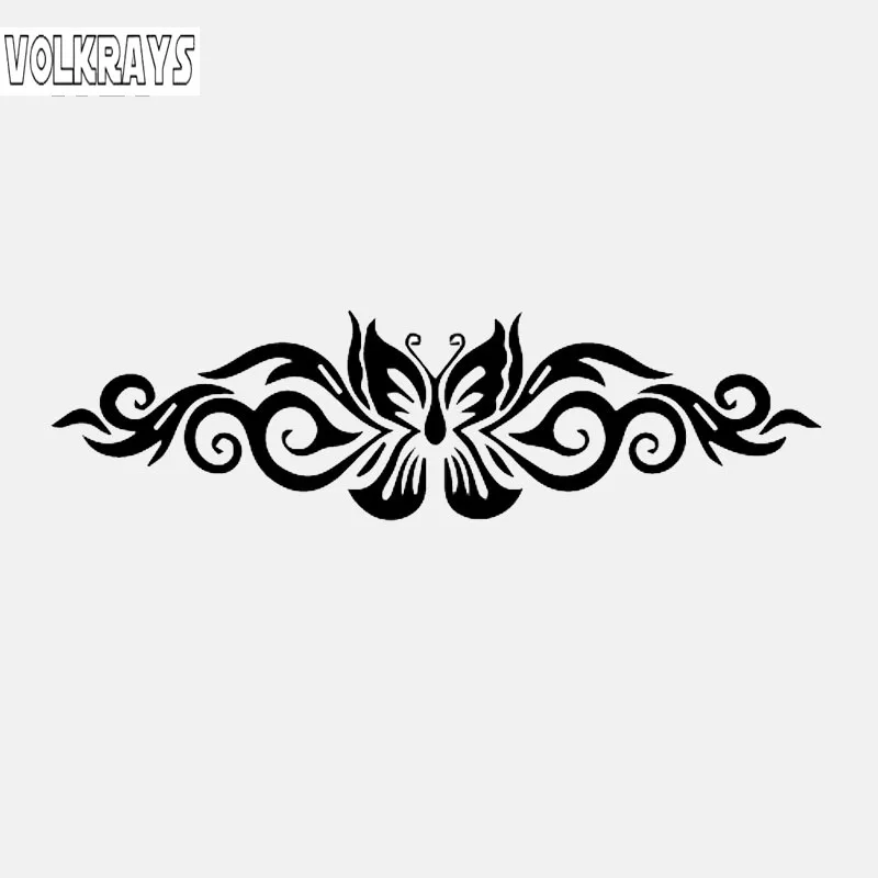 Volkrays индивидуальная Автомобильная наклейка бабочка аксессуары для татуировок
