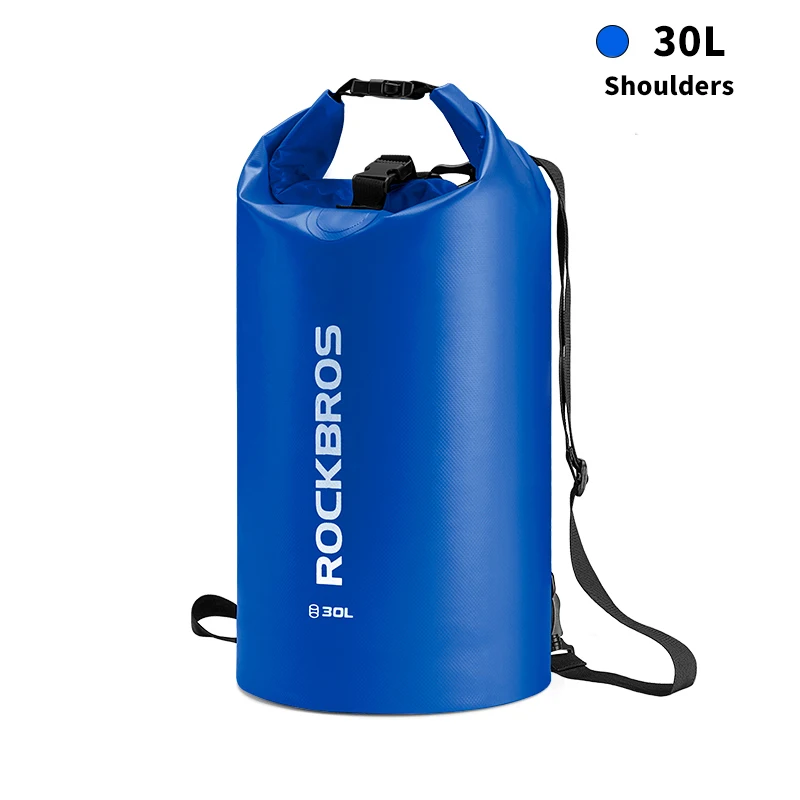 30L ROCKBROS 40л спортивная сумка для плавания водостойкий рюкзак из пвх сумки для женщин и мужчин Спорт на открытом воздухе Пешие прогулки плечо многофункциональный складной Bgas - Цвет: 30L