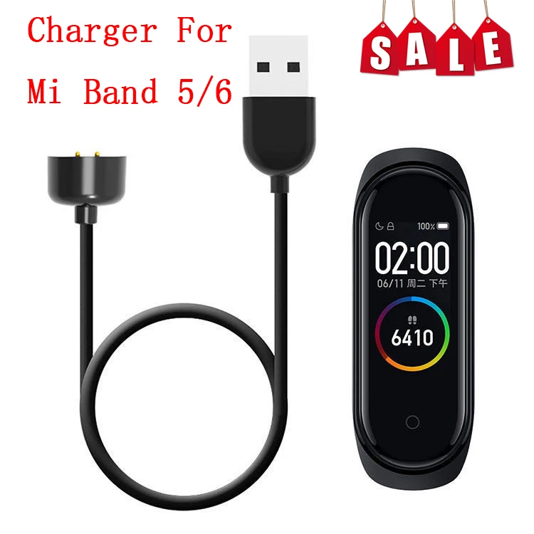 

Зарядное устройство для Xiaomi Mi Band 5 6, сменный шнур, USB-кабель для зарядки, адаптер для Xiaomi Mi Band 5 6, провод зарядного устройства для смарт-браслет...