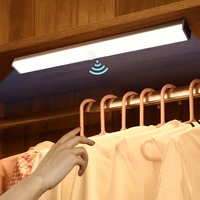 wireless motion sensor led night lights bedroom decor light usb rechargeable detector wall decorative lamp room aisle lighting