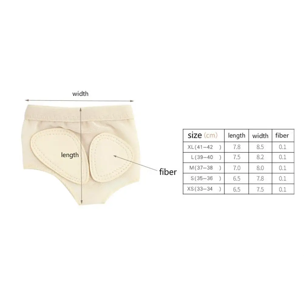 XY Fancy Footfull Foot Thong Toes Undies Belly Ballet Dance Gym Protector лапы плюсневой стопы короткие