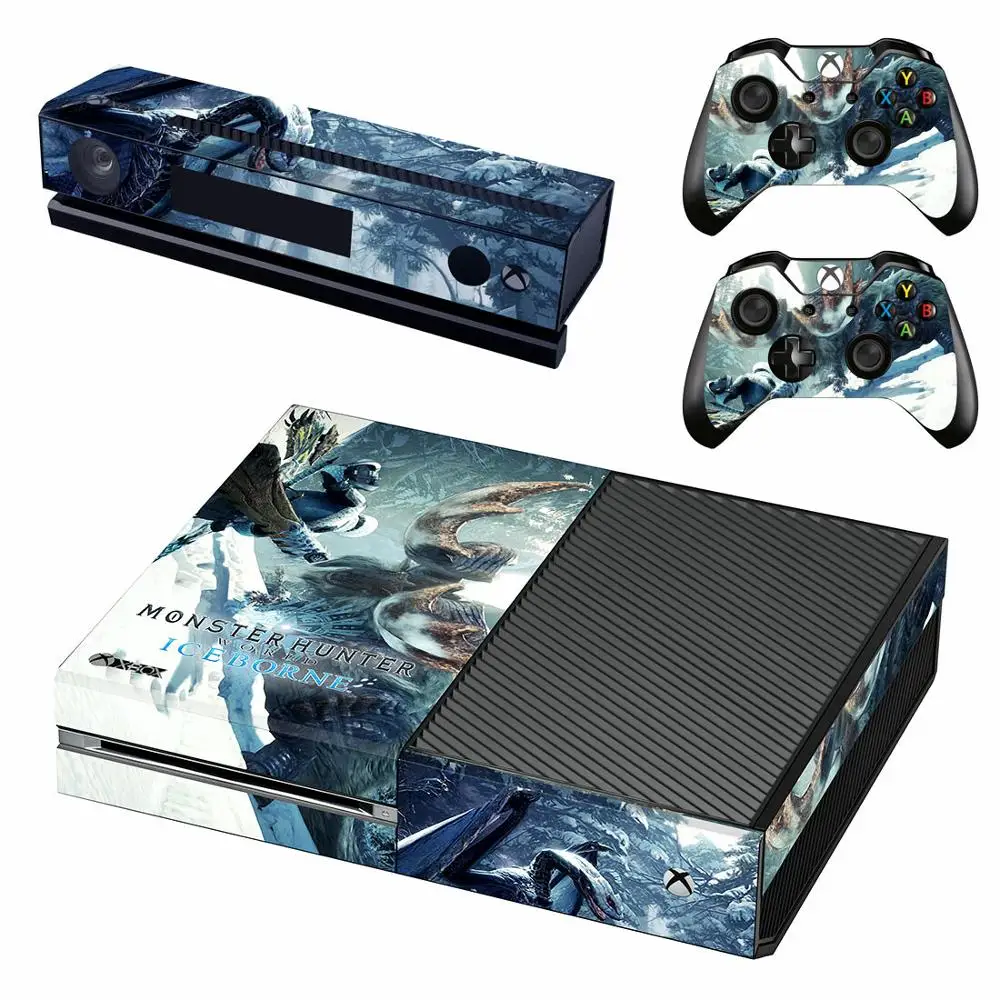 Игроманов костюм Монстер Хантер для Мир Iceborne кожи Стикеры наклейка чехол Xbox One
