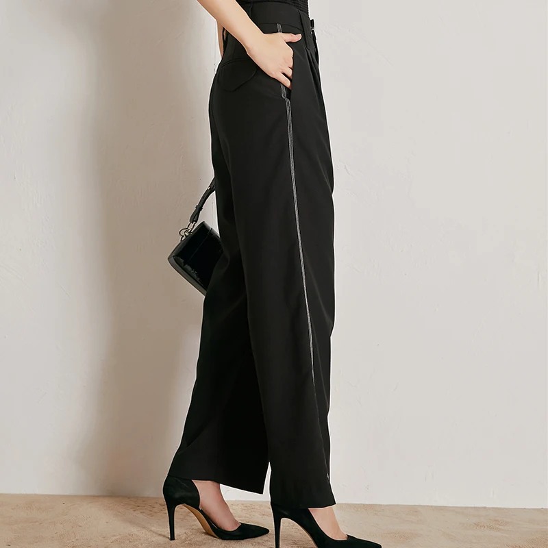 Женские модные брюки POKWAI в стиле Харадзюку на осень и зиму Элегантные