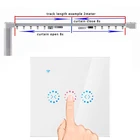 Умный домашний Wi-Fi Электрический контроллер для штор, сенсорный выключатель для штор, дистанционное управление через приложение Ewelink, совместим с alexa google