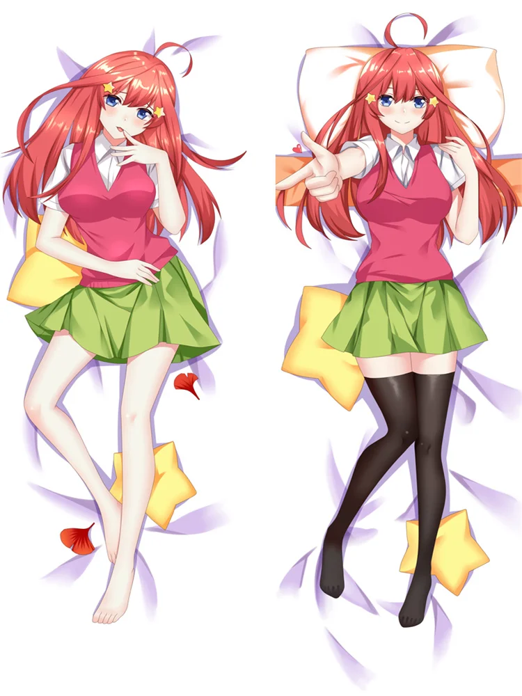 

2021-July Update The quintessence Quintuplets наволочка по мотивам косплея Anime обнимающая наволочка Dakimakura наволочка для тела