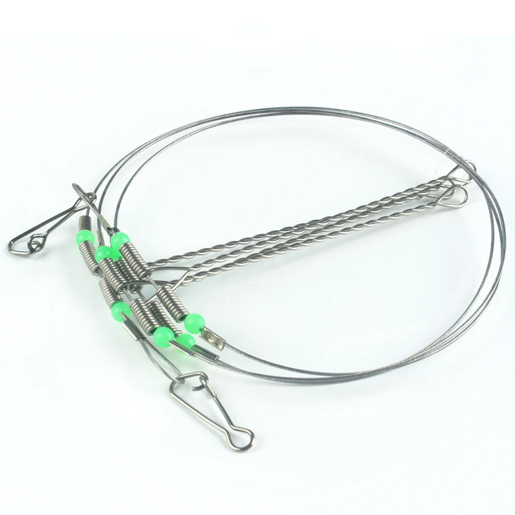 

Fishing Rigs Wire Leader Stainless Steel Rope Line Swivel String Hooks Balance Bracket Fishing Tackle Accessorie