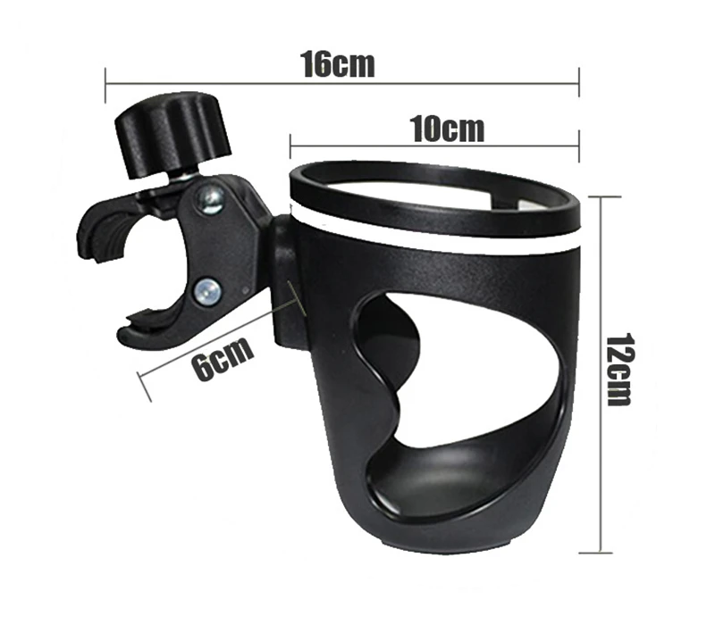 

Hot Sale Fashion Baby Stroller Cup Holder, 360 Rotation Non-slip Mat Free Adjustment Stroller Universal Accessories wholesale