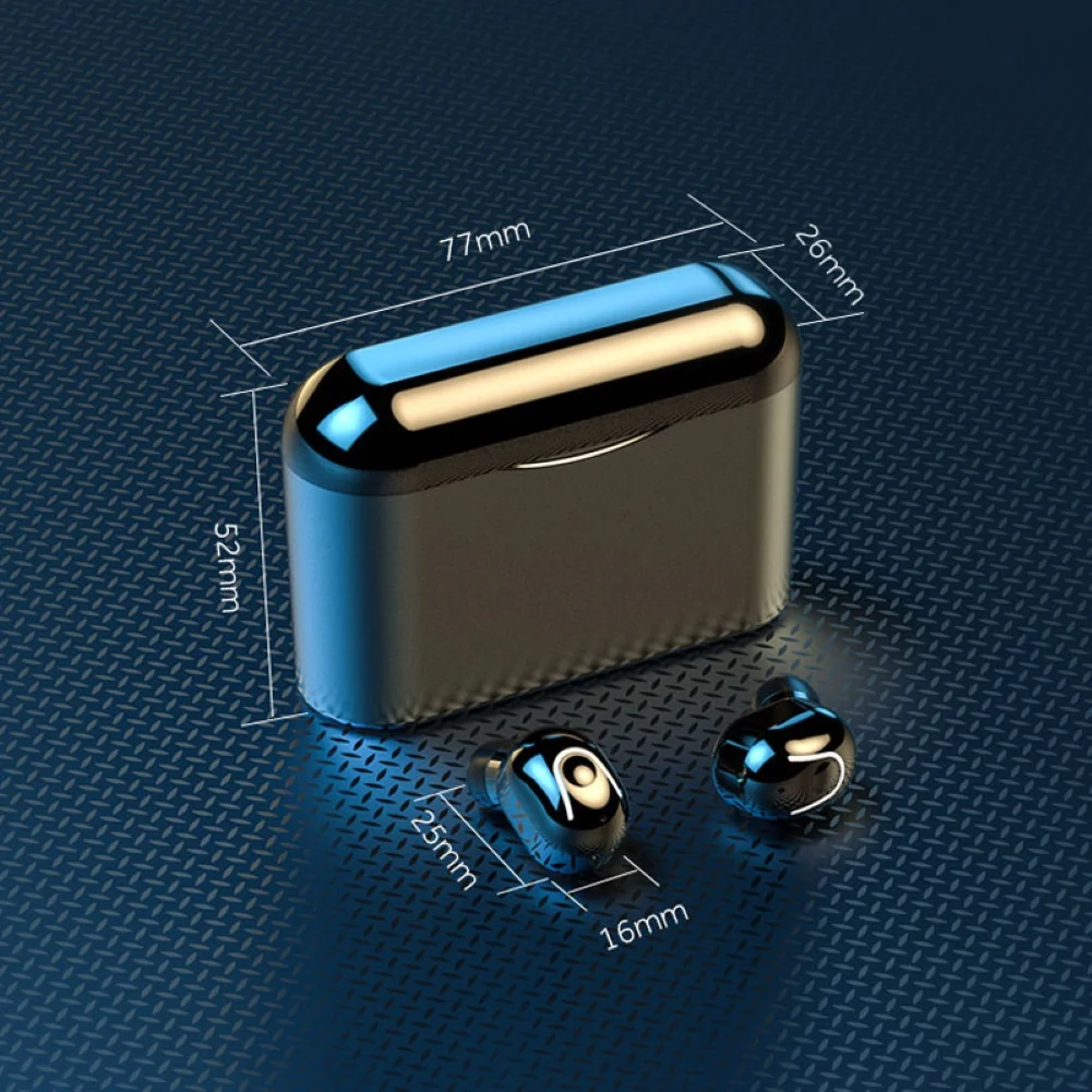 Беспроводные стереонаушники вкладыши M2D светодиодный Digital TWS Bluetooth 5 0|Наушники и
