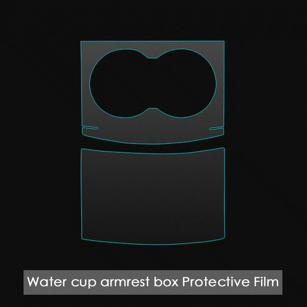 armtest box Автомобильный интерьер Protecive Flim самовосhealing вающаяся прозрачная центральная консоль панель Защитная Наклейка для Tesla модель S- аксессуары - Название цвета: armtest box