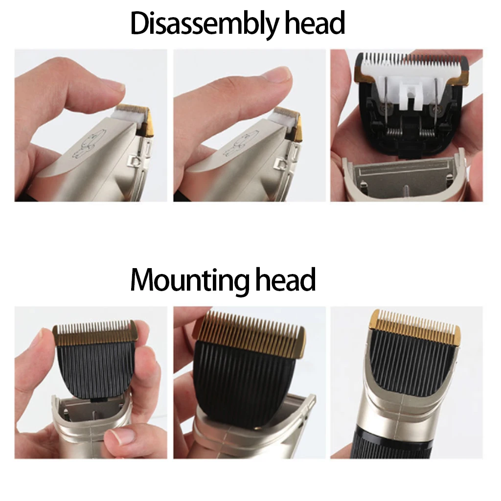 Перезаряжаемый низкий уровень шума триммер для волос домашних животных Машинка