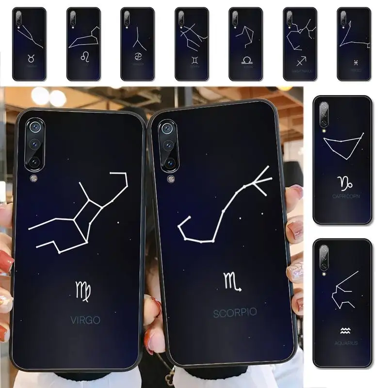 

YNDFCNB 12 Constellation Phone Case for Xiaomi mi 5 6 8 9 10 lite pro SE Mix 2s 3 F1 Max2 3