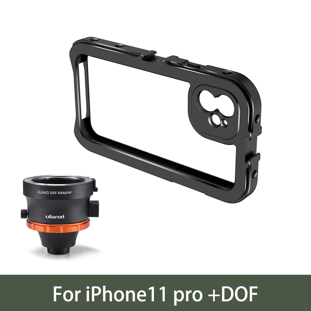 for iphone 11 pro Ulanzi DOF смартфон полный рамки камера объектив адаптер с чехол для телефона EF Крепление объектива SLR DSLR камера объектив адаптер - Цвет: for iphone 11 pro