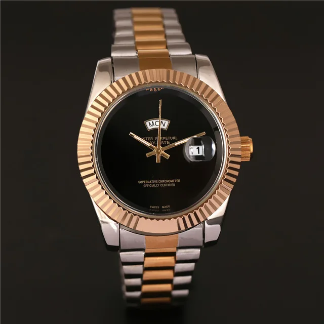 Двойной календарь Мастер Автоматическая Дата роскошные модные мужские и женские