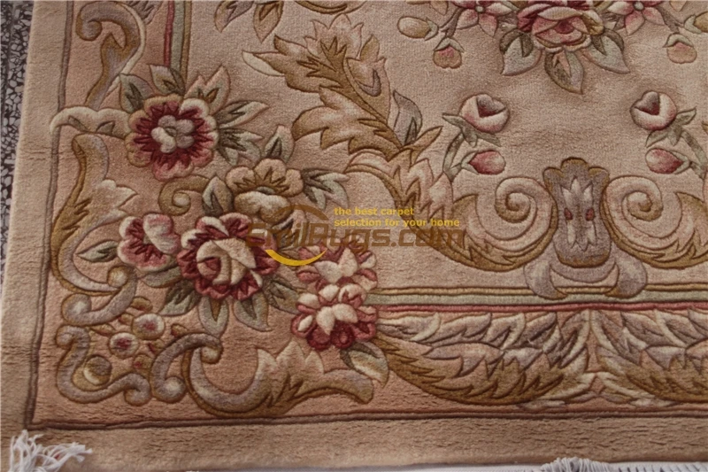 

PLUSH WOOL FRENCH SAVONNERIE HAND MADE RUG CARPET TRADITIONAL ON HANDMADE RUNNER RUGS HOME DECORECHINESE AUBUSSON RUG