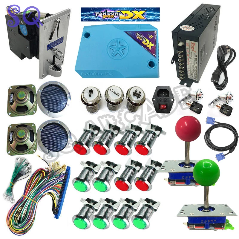 

New Original Pandora Box Sega DX 3000 in 1 3D Retro Arcade games DIY Kit include Console Machine Joystick light Button 2 Players