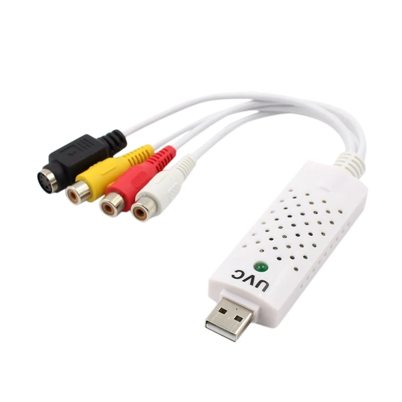 USB Easycap o Карта видеозахвата VHS на DVD ТВ тюнер конвертер адаптер для Win7 8 XP Vista| |