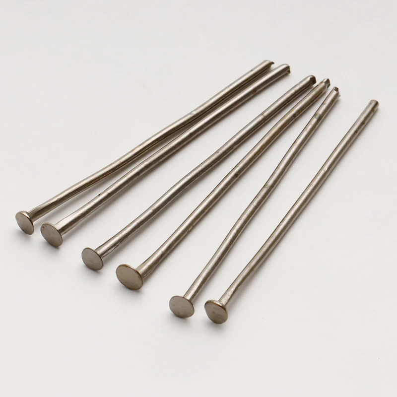 200 шт./компл. металлической головки глаз плоской для бижутерии материал рукоделия