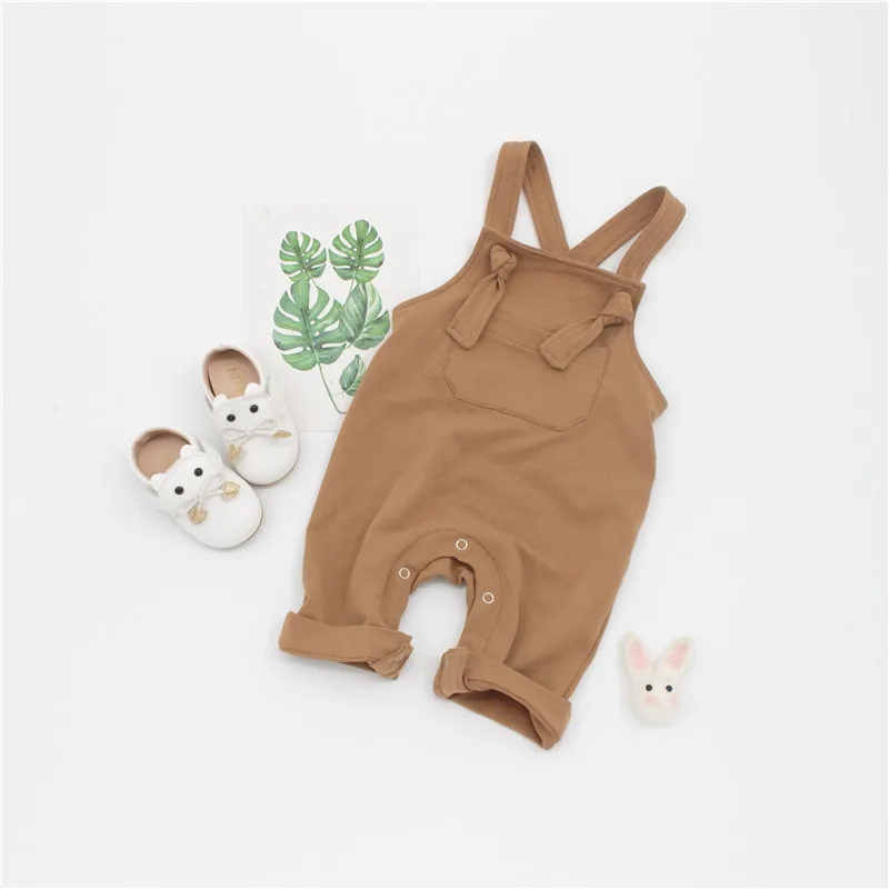 Милый Осенний комбинезон для маленьких мальчиков с леопардовым принтом и