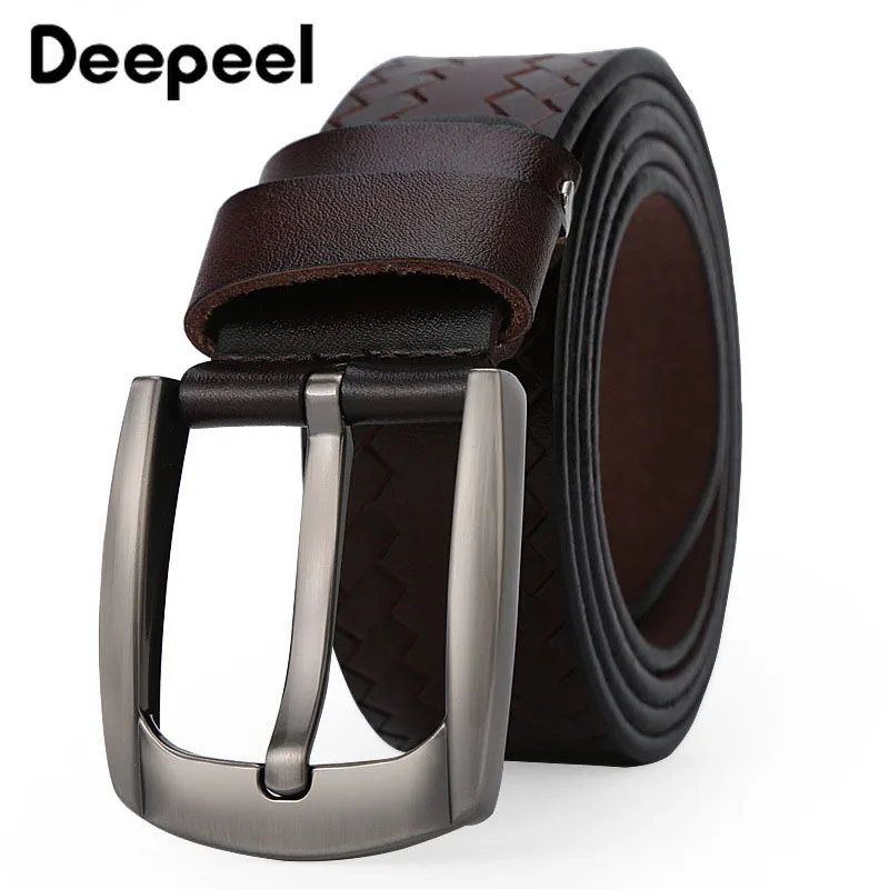 Deepeel1pc 3 5*110-130 см роскошные модные мужские ремни из натуральной кожи второй слой